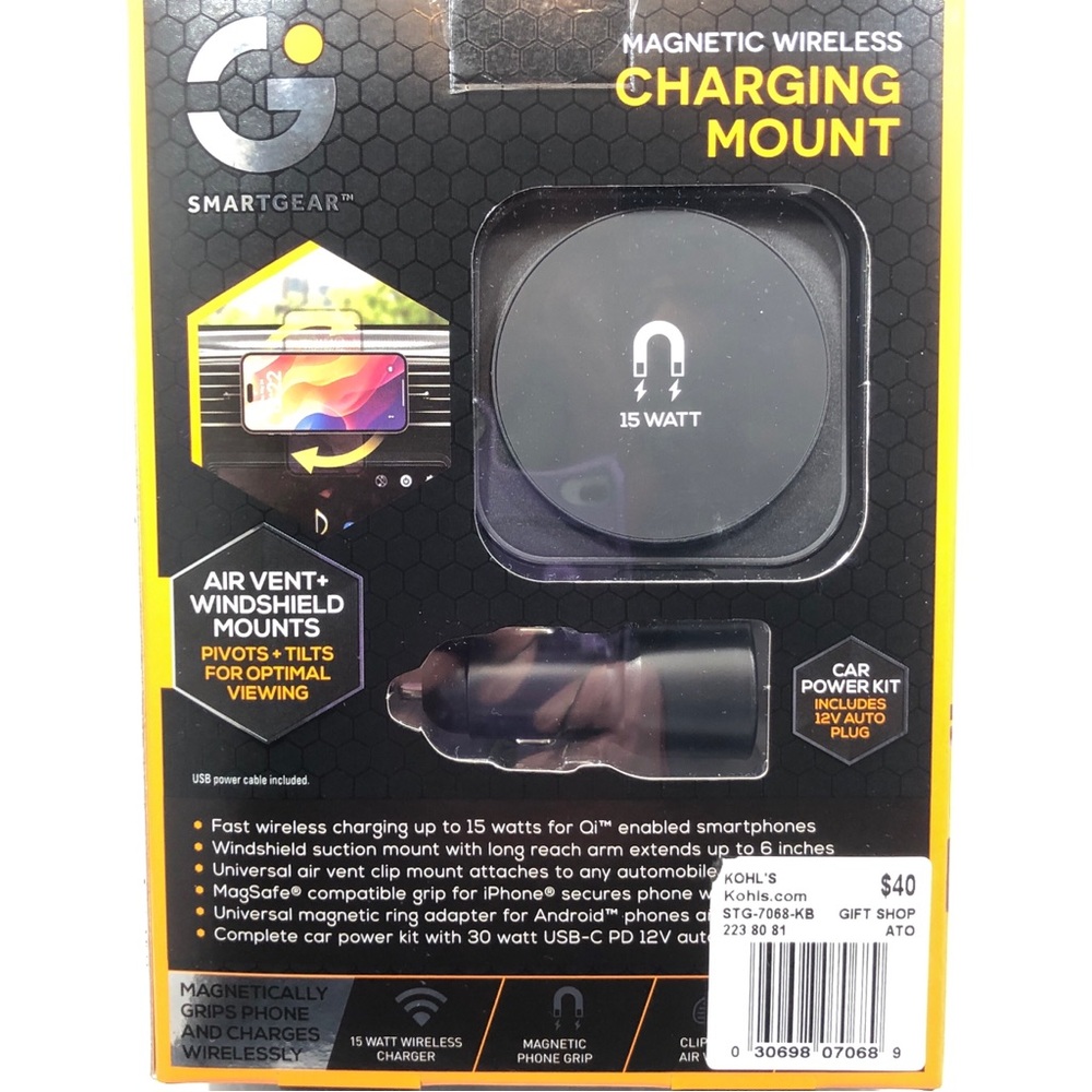 MAGNETIC WIRELESS CHARGING MOUNT - Picture 5 of 14